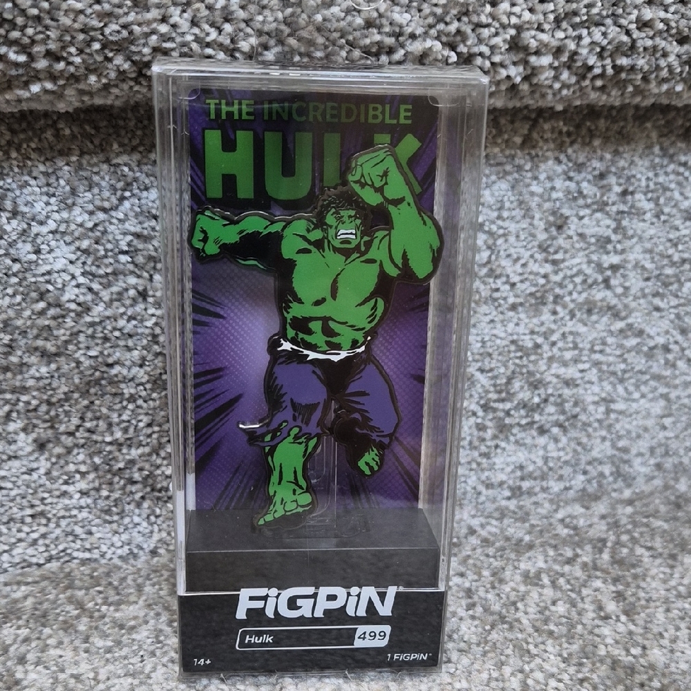 FiGPiN Hulk Green Collectible Pin